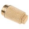 Legris Sintered Bronze Pneumatic Silencer 3/4 in G Threaded Male 12 bar Max Pressure 150°C Max Operating 619-2098
