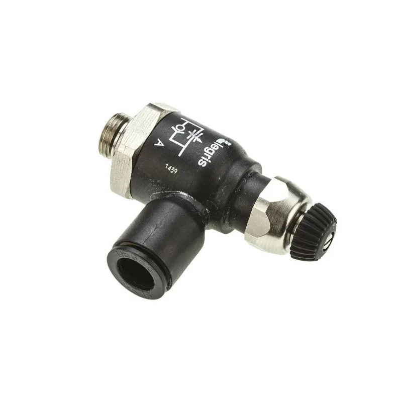 Legris 7060 Series Polymer Flow Controller Exhaust Regulator, Inlet Male Threaded, 10 bar Max Pressure 0-70°C 7060 08 10