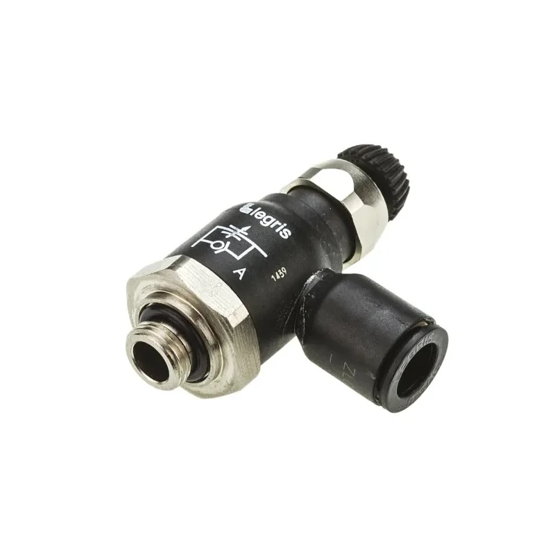 Legris 7060 Series Polymer Flow Controller Exhaust Regulator, Inlet Male Threaded, 10 bar Max Pressure 0-70°C 7060 08 10