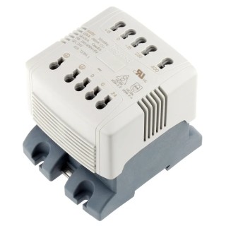 Legrand 63 VA DIN Rail Transformer, 230 to 400 V ac Primary, 24 V ac Secondary, Spring Terminal Mount, Direct 0 442 02