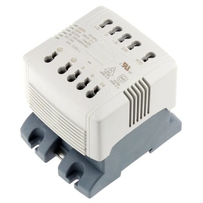 Legrand 63 VA DIN Rail Transformer, 230 to 400 V ac Primary, 24 V ac Secondary, Spring Terminal Mount, Direct 0 442 02