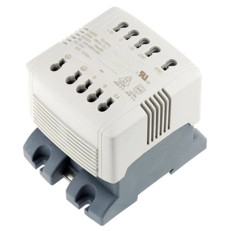 Legrand 63 VA DIN Rail Transformer, 230 to 400 V ac Primary, 24 V ac Secondary, Spring Terminal Mount, Direct 0 442 02