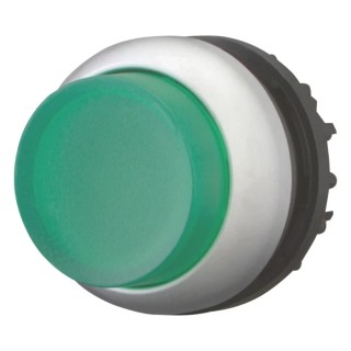 Eaton RMQ Titan M22 Series Green Momentary Push Button Head 22 mm Cutout Diameter IP69K 78635813 M22-DLH-G+M22-A