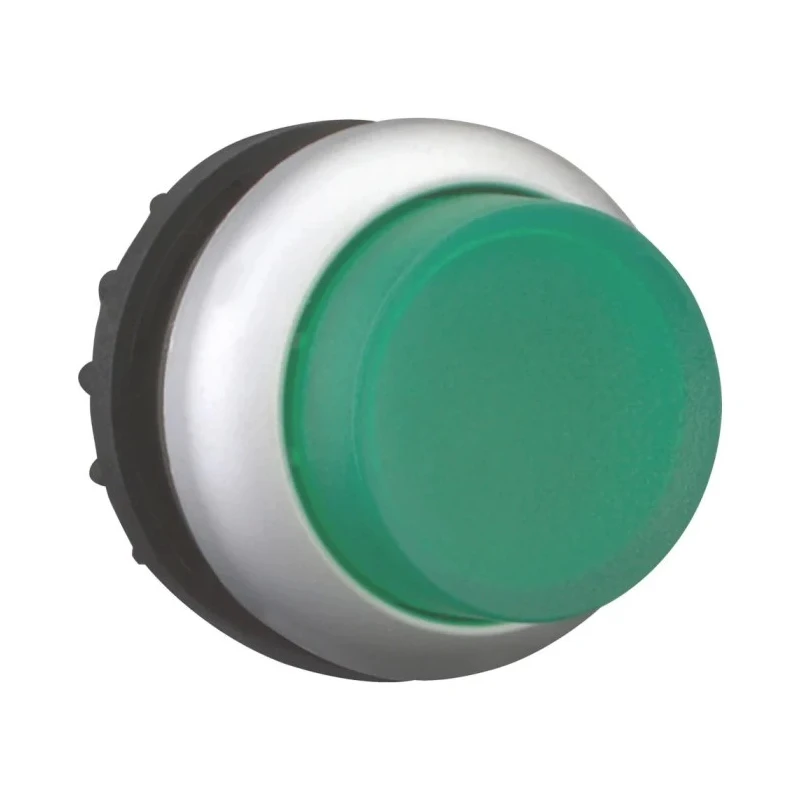 Eaton RMQ Titan M22 Series Green Momentary Push Button Head 22 mm Cutout Diameter IP69K 78635813 M22-DLH-G+M22-A