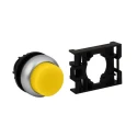Eaton RMQ Titan M22 Series Yellow Maintained Push Button Head, 22 mm Cutout, IP69K 78635819 M22-DRLH-Y+M22-A