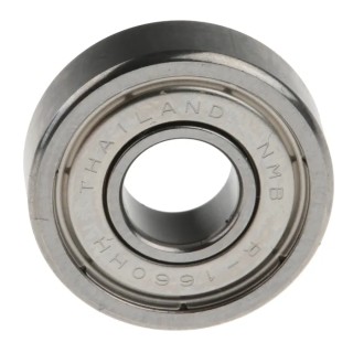 NMB 1 Row Ball Bearing 6 mm ID, 16 mm OD, Shielded Steel Cage, Chromium Steel Race R-1660HHMTRA1P25LY121