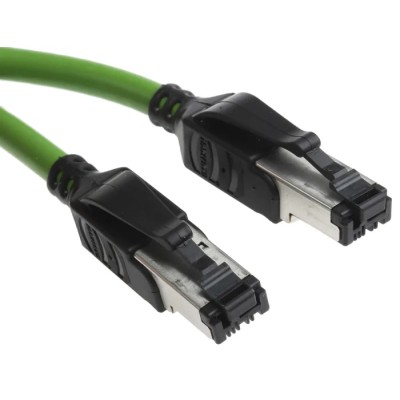 HARTING Industrial Grade Cat5 Ethernet Cable 20 m Green RJ45 Male to Male U/FTP PVC 09457711153