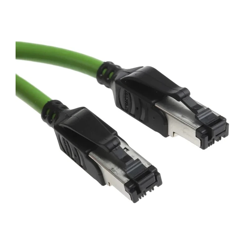 HARTING Industrial Grade Cat5 Ethernet Cable 20 m Green RJ45 Male to Male U/FTP PVC 09457711153