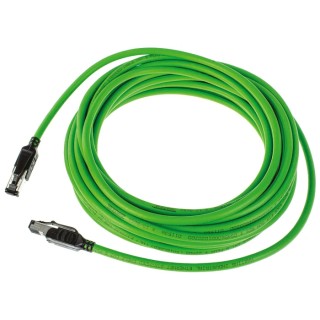 HARTING Cat5 Ethernet Cable 10 m Green RJ45 Male to RJ45 Male U/FTP PVC 09457711151