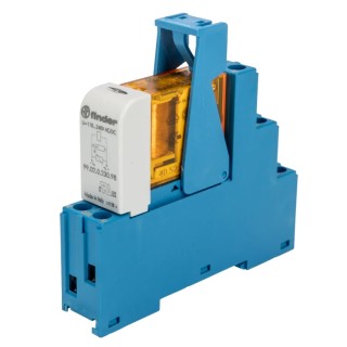 Finder 48 Series Interface Relay DIN Rail, DPDT, 110V AC Coil Voltage, 8A Switching Current, Silver 48.52.8.110.0060SPA