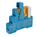 Finder 48 Series Interface Relay DIN Rail, DPDT, 110V AC Coil Voltage, 8A Switching Current, Silver 48.52.8.110.0060SPA