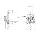 Savigny Stainless Steel Spring Loaded Cam Catch 43 mm x 38 mm x 15 mm 40064 IB