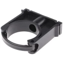 Georg Fischer Galvanised Polypropylene Black Saddle Clamp Pipe Diameter 50.8 mm Fixing Hole Diameter 9 mm 167061091