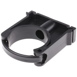 Georg Fischer Galvanised Polypropylene Black Saddle Clamp Pipe Diameter 50.8 mm Fixing Hole Diameter 9 mm 167061091