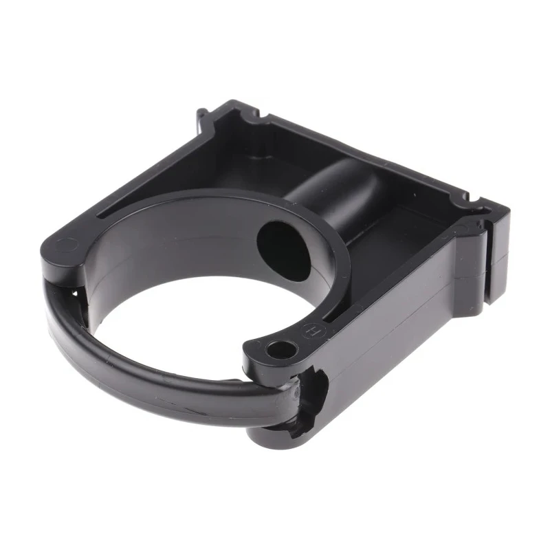 Georg Fischer Galvanised Polypropylene Black Saddle Clamp Pipe Diameter 50.8 mm Fixing Hole Diameter 9 mm 167061091
