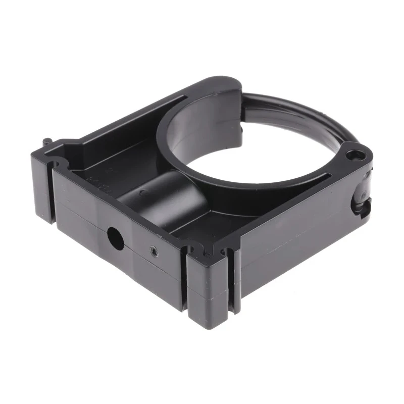 Georg Fischer Galvanised Polypropylene Black Saddle Clamp Pipe Diameter 50.8 mm Fixing Hole Diameter 9 mm 167061091