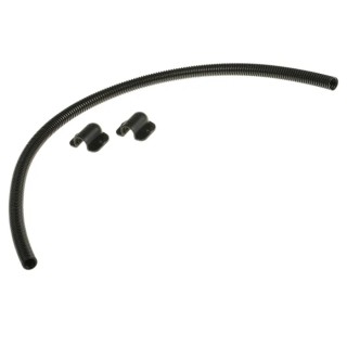RS PRO Plastic Conduit, 13 mm Nominal Diameter, Black, 500mm Length, IP54/IP55, Model 628-1463