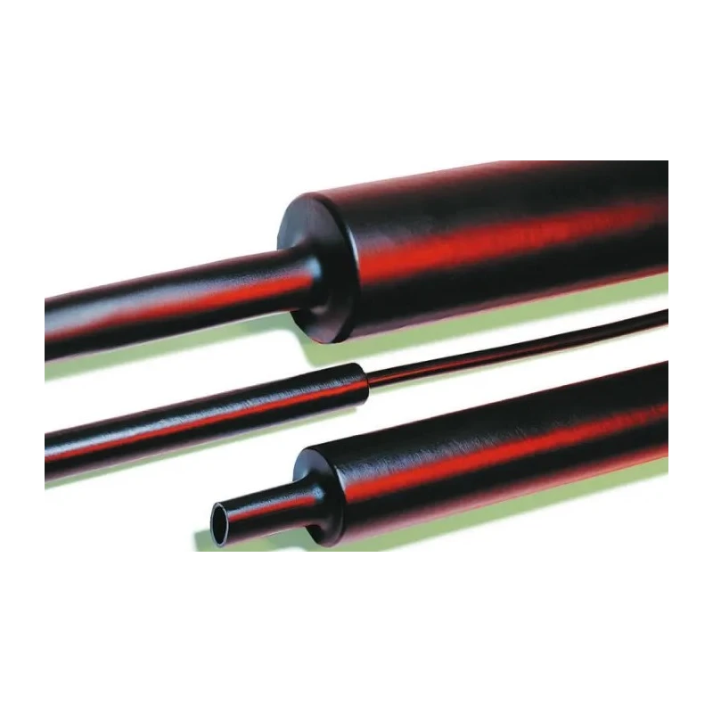 HellermannTyton Heat Shrink Tubing Black 40 mm Sleeve Diameter 1m Length 3:1 Ratio TREDUX-MA47