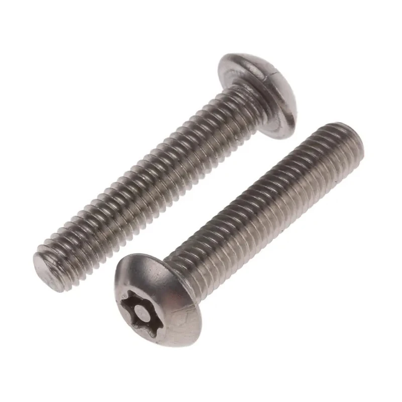 RS PRO Plain Stainless Steel Button Tamper Proof Security Screw, M5 x 25 mm 621-2726