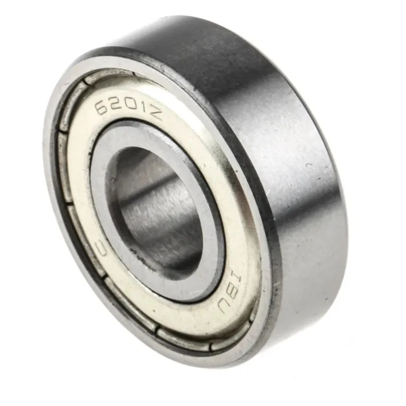 RS PRO Single Row Deep Groove Ball Bearing 12 mm ID, 32 mm OD, 10 mm Width, Shielded, Steel Cage & Balls 6201-2Z