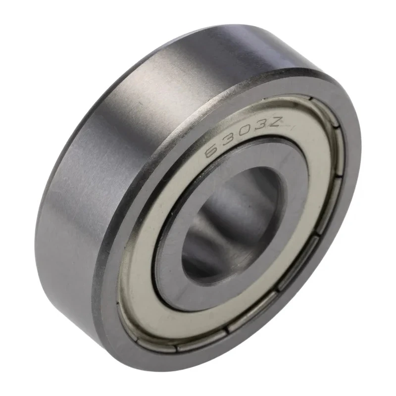 RS PRO Single Row Deep Groove Ball Bearing 17 mm ID, 47 mm OD, 14 mm Width, Shielded Steel Construction 6303-2Z