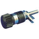 Sato Parts Black Insulated Terminal Post 125V 10A M4 x 0.7 Thread T-381-12-B