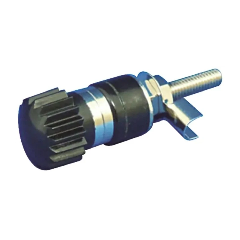 Sato Parts Black Insulated Terminal Post 125V 10A M4 x 0.7 Thread T-381-12-B