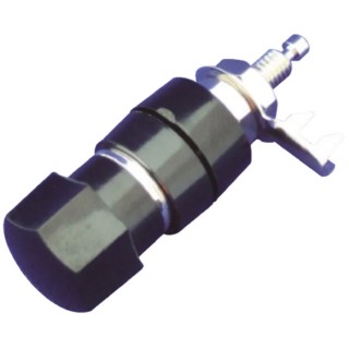 Sato Parts Black Insulated Phenolic Resin Terminal Post 125V, 30A, M5 x 0.8 Thread T-6500-16-B