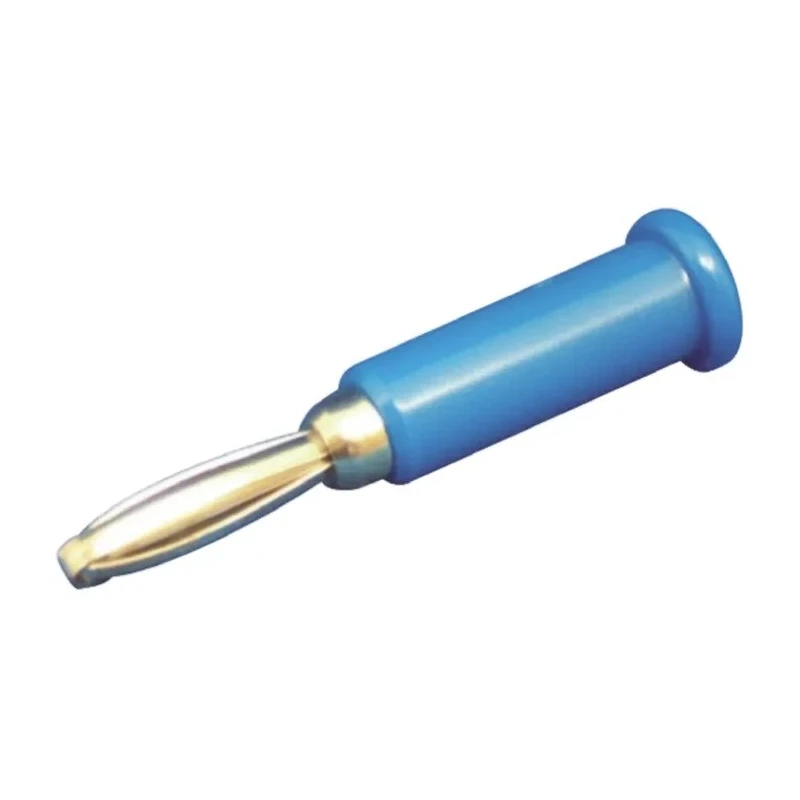Sato Parts Blue Male Banana Plug, 4 mm Connector, Solder Termination, 30V, 3A TJ-560-BL