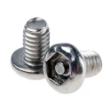 RS PRO Plain Stainless Steel Button Tamper Proof Security Screw M4 x 6 mm 621-2782