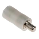 RS PRO Insulated Male/Female M4 Standoff, 16 mm Body Length, 6 mm Stud Length, Polyamide 66, Round Shape 653-9352