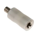 RS PRO Insulated Male/Female M4 Standoff, 16 mm Body Length, 6 mm Stud Length, Polyamide 66, Round Shape 653-9352