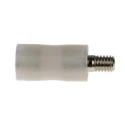 RS PRO Insulated Male/Female M4 Standoff, 16 mm Body Length, 6 mm Stud Length, Polyamide 66, Round Shape 653-9352