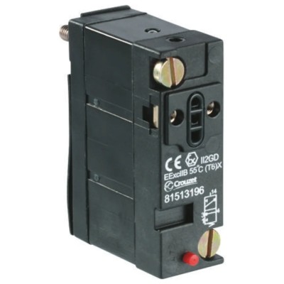 Crouzet Pneumatic Solenoid Valve Pilot/Spring Actuation 3-Port 8 bar 81 Series 81513196