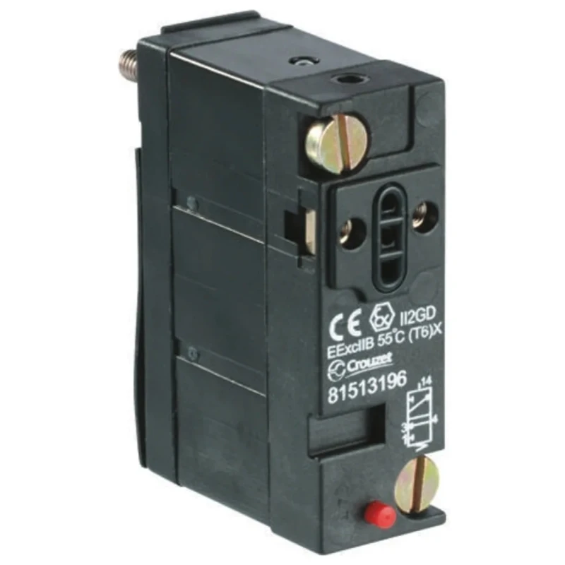 Crouzet Pneumatic Solenoid Valve Pilot/Spring Actuation 3-Port 8 bar 81 Series 81513196