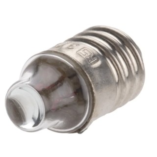 RS PRO Indicator Light, Clear Lens, 3.7V Voltage, 300mA Current, 10 Hour Lifespan, 10mm Diameter, 25mm Length 655-9485