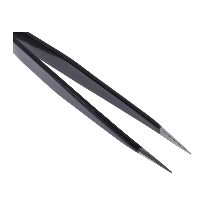 Bernstein 130mm Stainless Steel Pointed, Round, Tapered ESD Safe Tweezer 5-077-13
