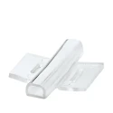 Phoenix Contact Transparent Cable Marker for 6 mm to 10 mm Cable Diameter, Polyvinyl Chloride Material, 23 mm Width 1013957