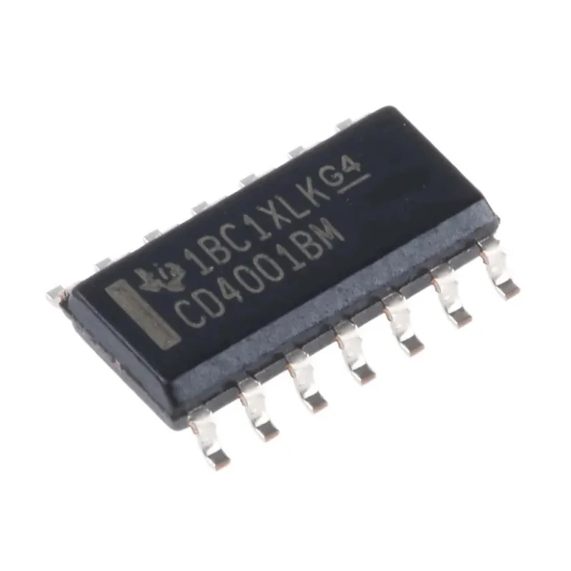 Texas Instruments 4 2-Input NOR Logic Gate, 14-Pin SOIC CD4001BM