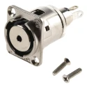 Switchcraft 3.5 mm Panel Mount Female Mono Jack Connector EH35MMMSCPKG