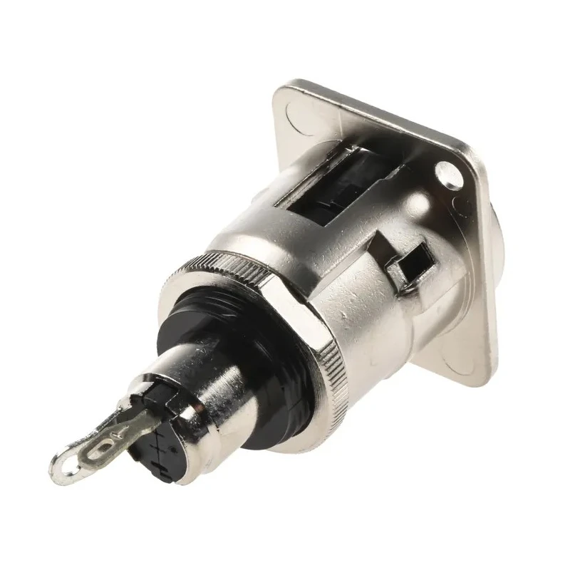 Switchcraft 3.5 mm Panel Mount Female Mono Jack Connector EH35MMMSCPKG