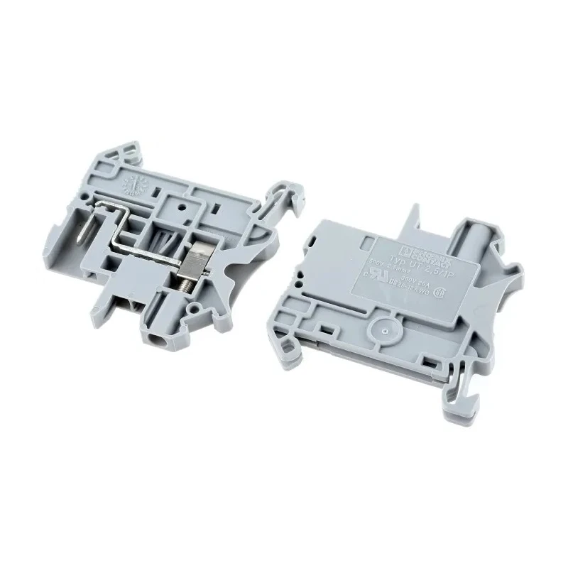 Phoenix Contact 1-Level Grey UT 2.5/1P-PE Series Feed Through Terminal Block Screw Connection 500V 24A 0.14–4 mm² 3045017
