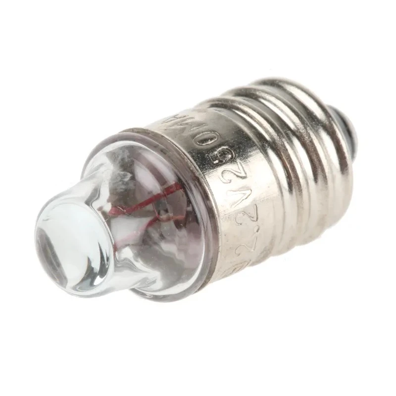 RS PRO Indicator Light, Clear Incandescent Lamp, 2.2V, 250mA, 10mm Diameter, 25mm Length 655-9233