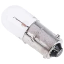 RS PRO BA9S Indicator Light, Clear Lens, 6 V, 200 mA, 15000 Hours Lifespan BA9S