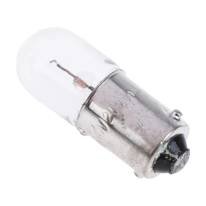 RS PRO BA9S Indicator Light, Clear Lens, 6 V, 200 mA, 15000 Hours Lifespan BA9S