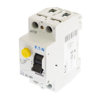 Eaton Xboard Series Residual Current Circuit Breaker 25A 1-Pole 30 mA Type AC 500A 230V AC 235390 PFIM-25/2/003-MW