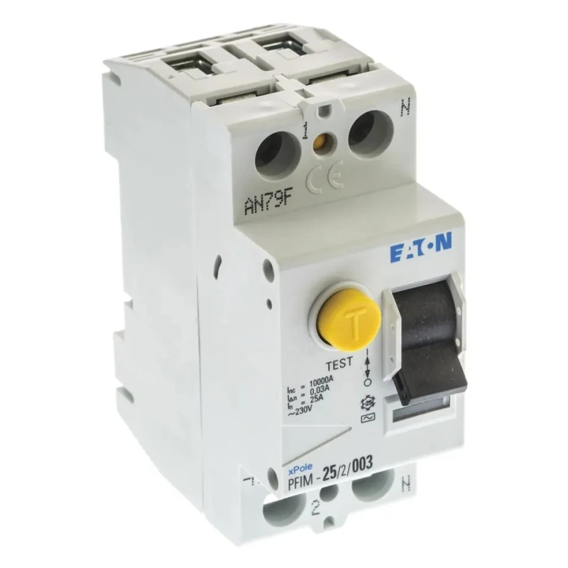 Eaton Xboard Series Residual Current Circuit Breaker 25A 1-Pole 30 mA Type AC 500A 230V AC 235390 PFIM-25/2/003-MW