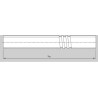 Bosch Rexroth Precision Screw Shaft, 25 mm Diameter, 1500 mm Length, Lead Size 5 mm, JIS Standard R1511 217 00 L1500
