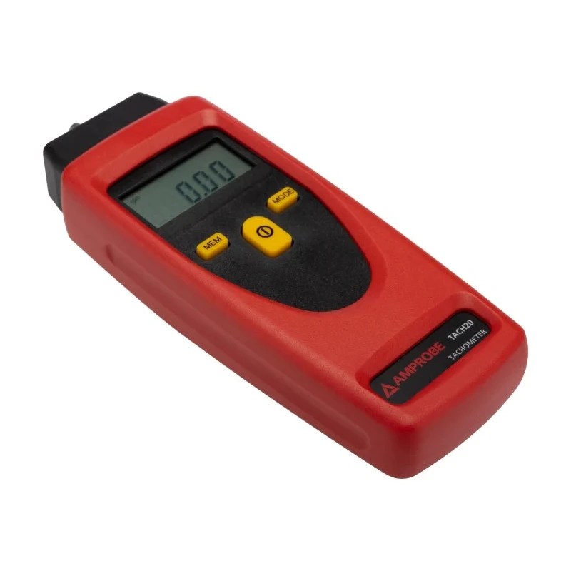 Amprobe Tachometer Best Accuracy ±0.02% + 1 Digit LCD Display 99999rpm TACH20