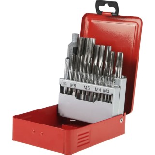 RS PRO Tap Set, M3 To M12 Thread, Metric Standard, Hand Tap, HSS Material, 22 Pieces 668-1119
